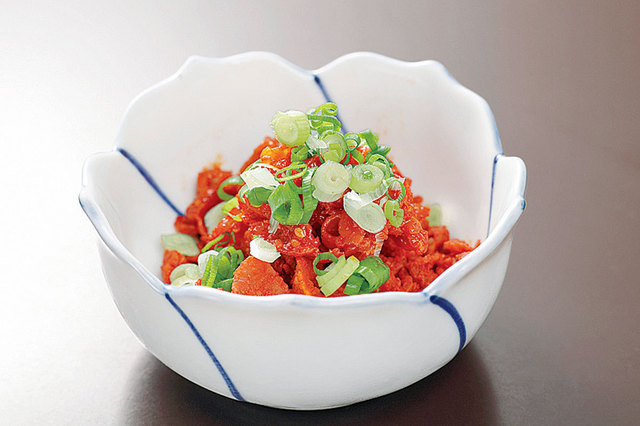 やすもり（尼崎）  上ミノチャンジャ　500円