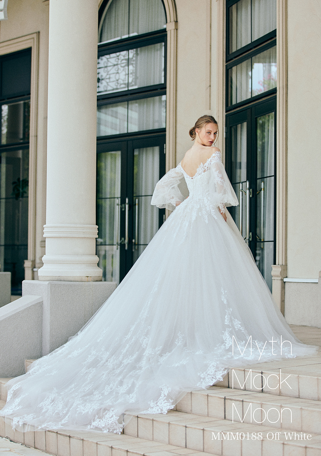 【Myth Mock Moon（ミスモックムーン）】新作ウェディングドレス：MMM0188_Offwhite