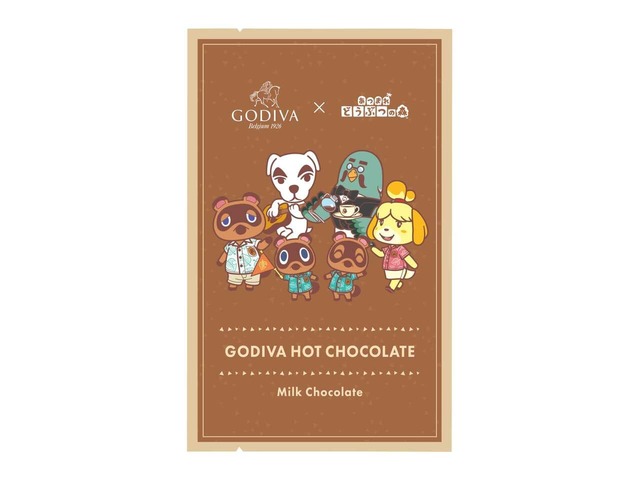 【ゴディバ×あつまれ どうぶつの森】オリジナルホットチョコレート　ミルク
