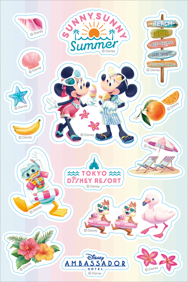 ディズニーアンバサダーホテル「パームガーデン・プール」スペシャルドリンク（シール付き）