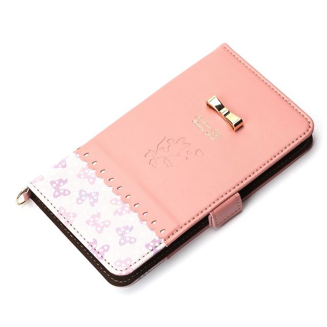 Disney series マルチフリップカバー パステルリボン [ミニーマウス］