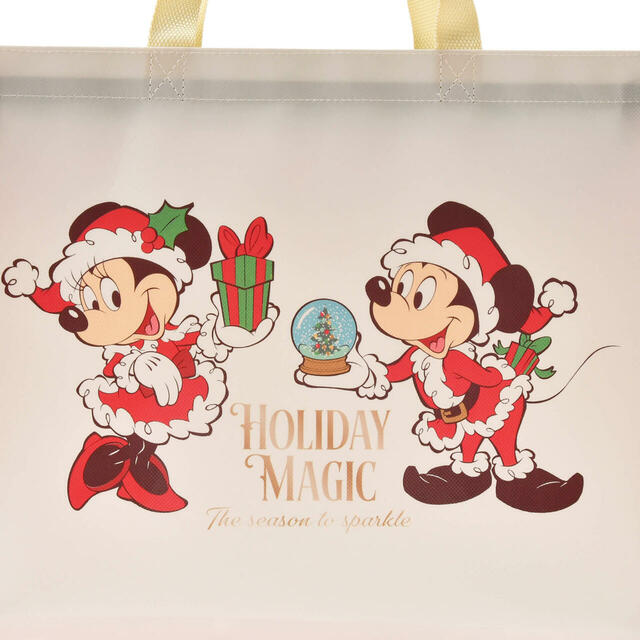 ミッキー&フレンズ ショッピングバッグ・エコバッグ(M) DISNEY CHRISTMAS 950円