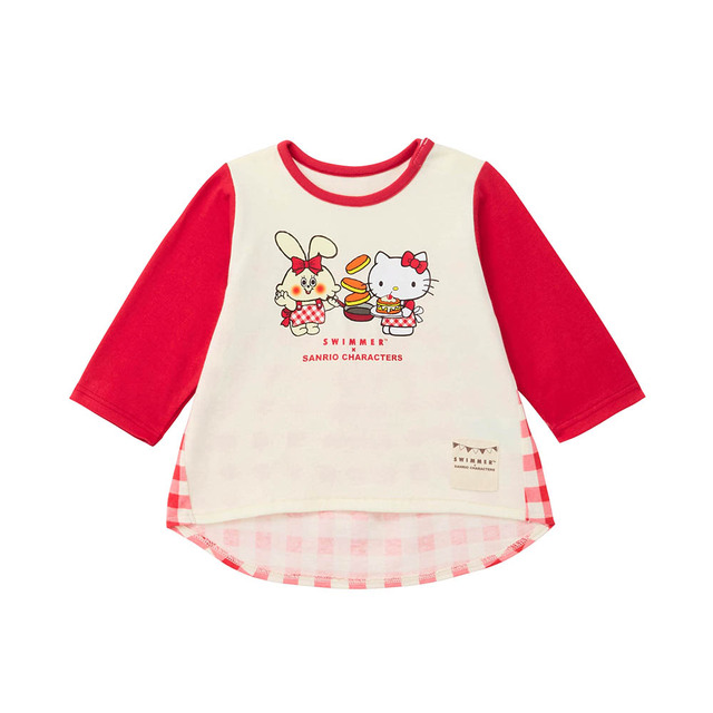 SWIMMER×サンリオキャラクターズ バック切替えプリント長袖Ｔシャツ｜2,290 円（税込）