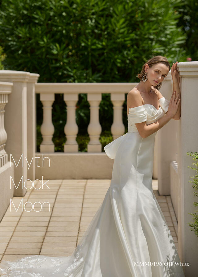 クラウディア「Myth Mock Moon（ミスモックムーン）」新作ウェディングドレス　MMM0196_Off White