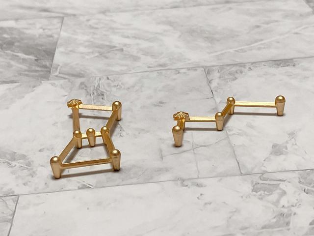 【ナチュラルキッチン】カトラリーレストオリオン座ゴールド・カシオペア座ゴールド/各税込110円