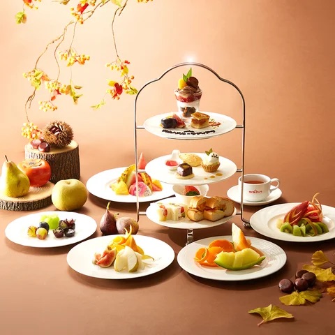 「タカノフルーツパーラー Grape Harvest Festival」120分カットフルーツ食べ放題＆アフタヌーンティーセット