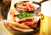 「ソーセージ各種」各350円〜　※通常価格700円〜
