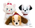 「ディズニー キャッツ&ドッグス展」BOX入りぬいぐるみ（全3種）各種8,800円（税込）
