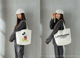 LOVEBOAT / Mickey Mouse /LOGO Canvas Tote ¥3,190