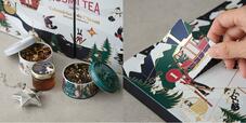 「KUSMI TEA アドベントカレンダー 2024」＜価格：￥12,000（税込￥12,960）＞【【DEAN＆DELUCA】世界各国の“おいしい”が揃う「ホリデーマーケット」スタート！Xmasが待ち遠しくなるアイテムが勢揃い♪】
