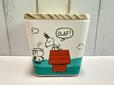 【カルディ×PEANUTS／スヌーピー バンブーコンテナ】オラフが落ちてしまい、スヌーピーは大慌て！