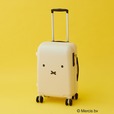 【ミッフィー×OPAQUE.CLIP】【miffy】フェイスポイントスーツケース【機内持ち込み可能】 ¥19,800／機内持ち込み可能サイズのスーツケースは、ボディ前面にミッフィーのお顔を大胆にプリント