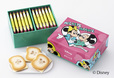 ミッキー＆フレンズ/ショコラサンド「見ぃつけたっ」 12枚入＆豆皿2種  ミッキーマウス＆ミニーマウスデザイン