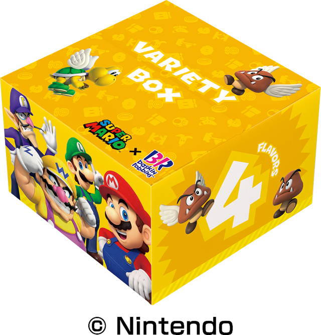 スーパーマリオ バラエティボックス　デザイン4種【エンジョイ！SUPER ICE CREAM SUMMER】