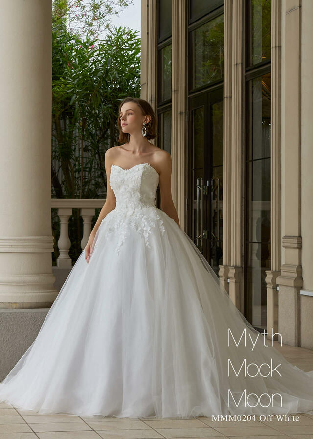 クラウディア「Myth Mock Moon(ミスモックムーン)」新作ウェディングドレス MMM0204_Off White