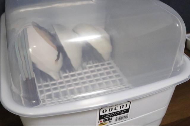 フード付きでホコリが入らない水切りセットフード付きL 1,990円