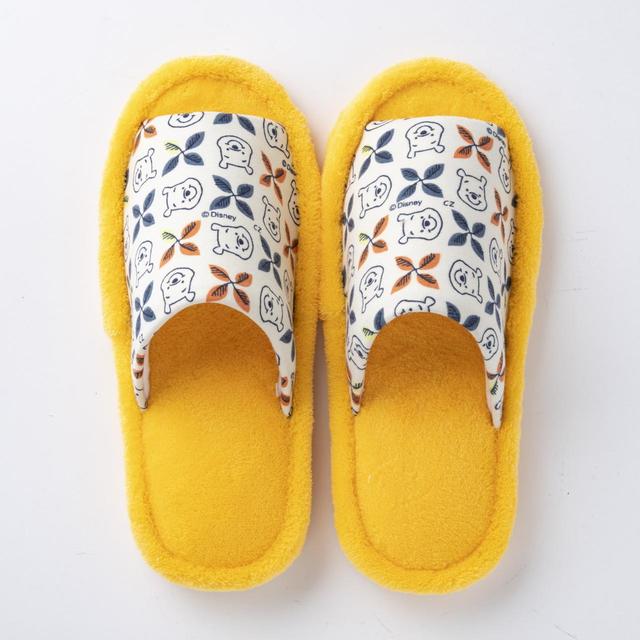 ディズニー外縫いスリッパ＜プーさん＞