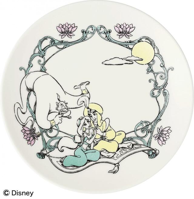 D賞 プレート｜一番くじ ＜ディズニー プリンセス＞ Blooming Melodies