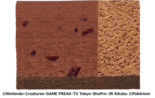 ポケモン パレット４　ダークチョコビッツ入りチョコレート＋ミルクチョコレート＋チョコレートスポンジ