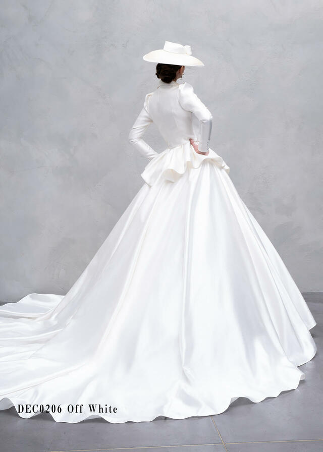 クラウディア｜「Clef a decor-クレアデコール」新作ウェディングドレス｜DEC0206_Offwhite
