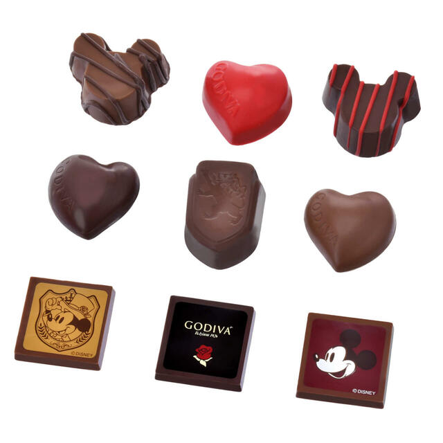 【GODIVA】ミッキー チョコレート・クッキー アソート ボックス入り スイーツセット Disney Valentine 2025 7,800円