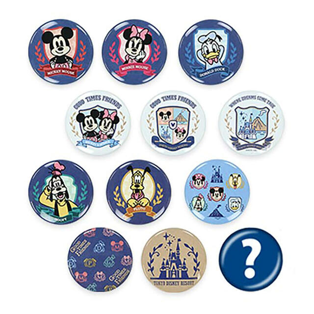 カンバッジセット 600円｜東京ディズニーリゾート「ミッキー＆フレンズ」新グッズ｜販売店舗：東京ディズニーランド「グランドエンポーリアム」、東京ディズニーシー「フィガロズ・クロージアー」｜発売日：2026年4月23日（木）