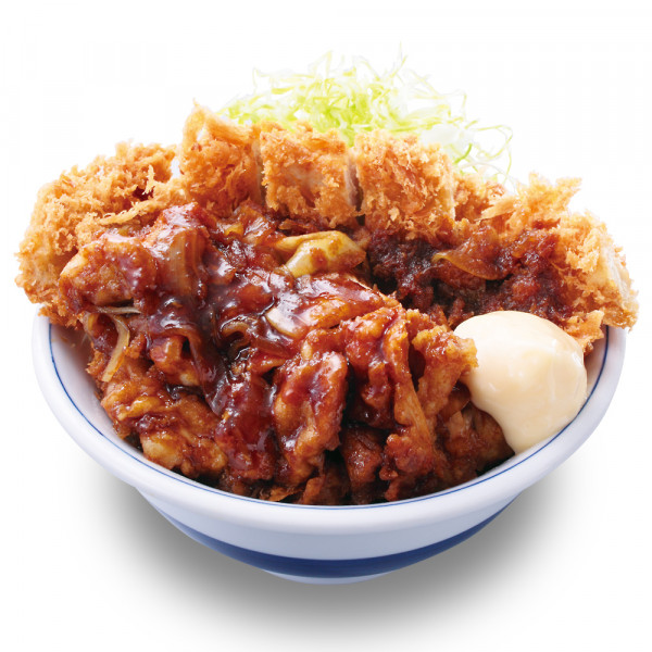 生姜からあげだれのチキンカツ丼