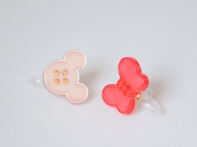 クリア素材が可愛い! ホームストアのボタン