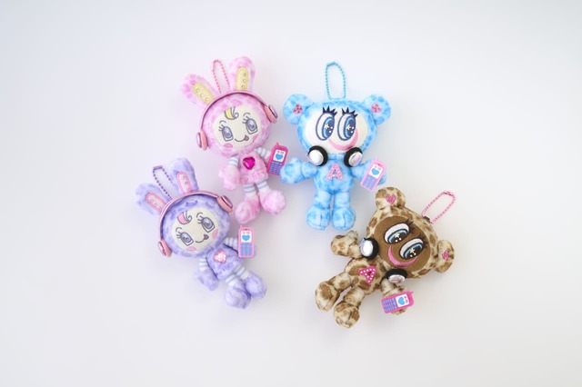 【ルミネエスト新宿】「レオパードぬぐるみチャーム」全4種 3,630円（ナルミヤキャラクターズ公式POP-UP SHOP）