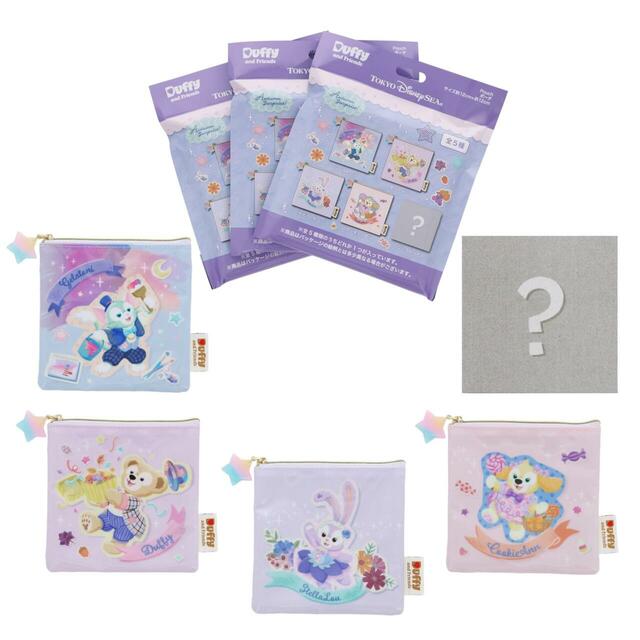 ポーチ 1,200円|東京ディズニーシー「ダッフィー&フレンズのオータム・サプライズ!」グッズ|発売日:2026年8月25日(火)