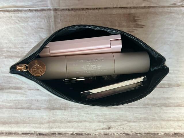 【cookpad plus2024年秋号付録/リトルミイミディアムメイクポーチ】マチ付きなのでコスメもしっかり収納できます