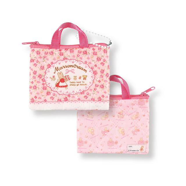 【サンリオキャラクターズ レトロレッスンバッグミニキーホルダー(全5種)】マロンクリーム