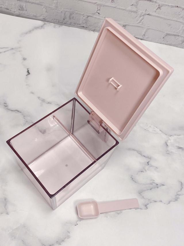 【Francfranc（フランフラン）】スタッキング クッキングコンテナ L ピンク／税込800円