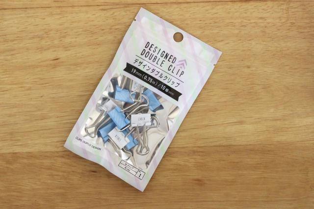 【ダイソー】デザインダブルクリップ／100円