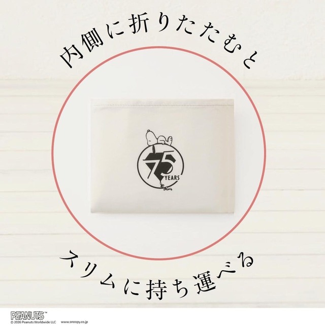 【『cookpad plus（クックパッド プラス）』2026年夏号（扶桑社）】バッグ自体を折りたたんでポケットの中に収納すれば、コンパクトにも持ち運べます