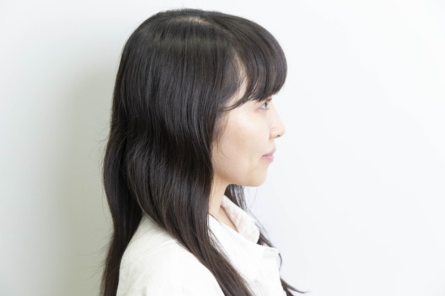 いつもの分け目。