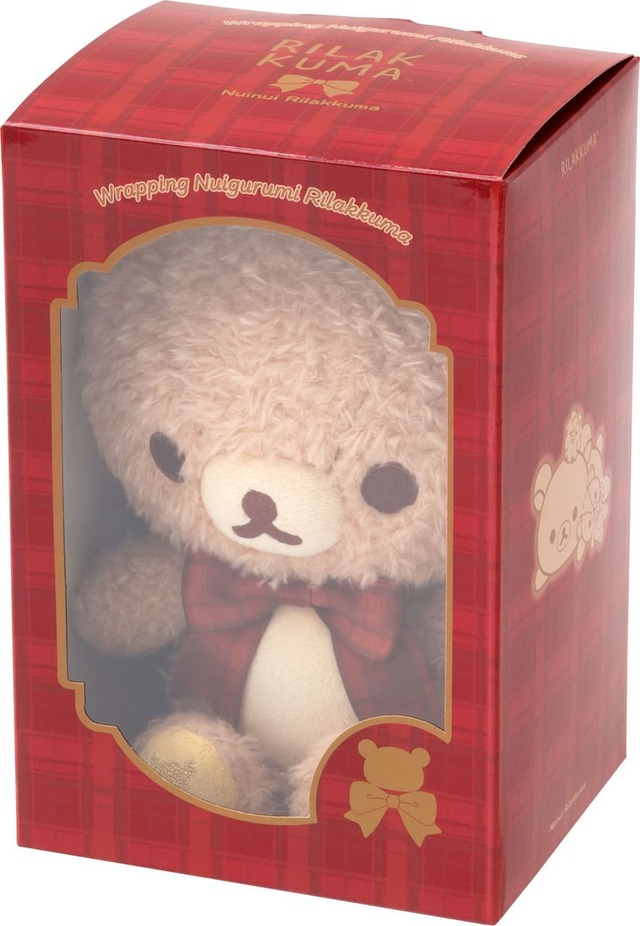 【リラックマ新商品「ぬいぬいリラックマ」】「ラッピングぬいぐるみリラックマ」4,180円