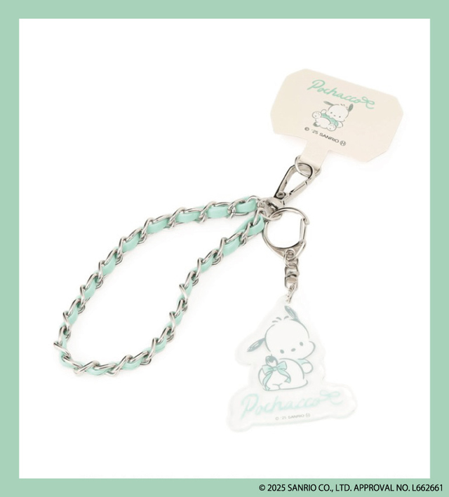 【ITS'DEMO×ポチャッコ】ストラップチェーン（税込2,200円）