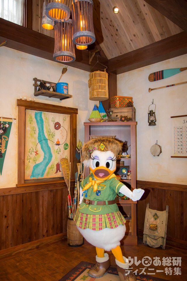 ウッドチャック・グリーティングトレイル|キャンプ・ウッドチャック|東京ディズニーランド