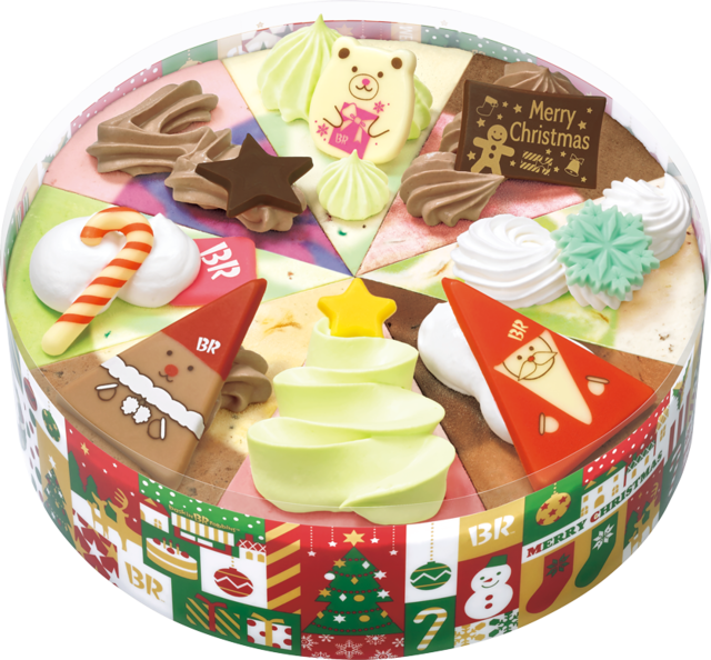 「クリスマス パレット8」＜価格：5,000円（税込）＞【すみっコぐらしやポケモン、ハローキティで特別なクリスマスがはじまる「サーティワン クリスマスケーキ」予約開始】