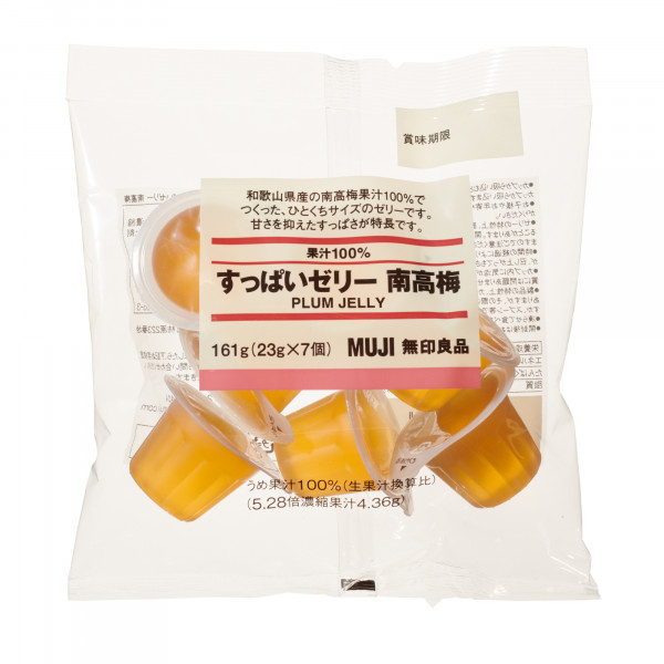 果汁100% すっぱいゼリー 南高梅　