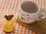 サツマイモプリン、スーベニアカップ付き｜1,200円｜「ダッフィー＆フレンズのオータム・ストーリーブック」スーベニア付きメニュー｜販売店舗：東京ディズニーシー「ケープコッド・クックオフ」｜発売日：2023年9月7日（木）