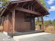 神割崎キャンプ場（宮城県）リニューアルしたログキャビン（レギュラータイプ）