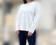 【UNIQLO ソフトコットンラウンドヘムT（長袖）】シルエットも◎