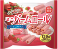 139gミニバームロールいちごクリーム