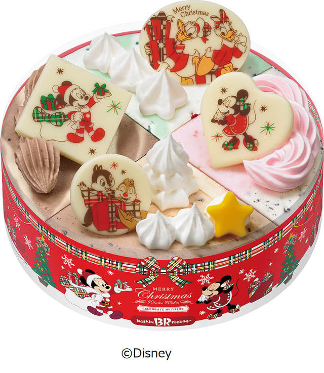 ミッキー&フレンズ / クリスマスパレット 3,500円｜B‐R サーティワン アイスクリーム「HAPPY ICECREAM CHRISTMAS」