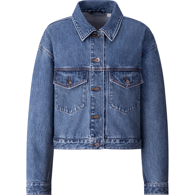 デニムジャケットブルー