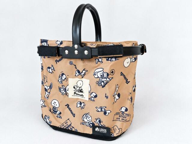 【ニトリ LOGOS SNOOPYミニセミルナバスケット】使用時のサイズは約幅32×奥行23×高さ38cmです