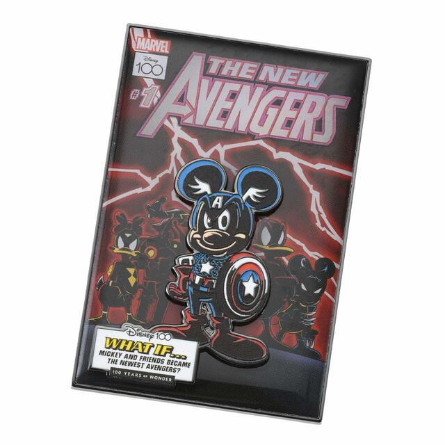 マーベル ミッキー＆フレンズ ピンバッジ The New Avengers Disney100 special MARVEL comic cover series 2,090円