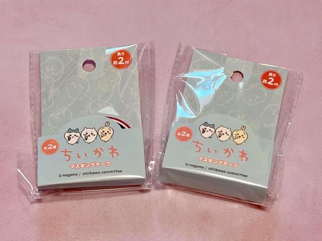 【キャンドゥ】「ちいかわ」マスキングテープ/各110円(税込)